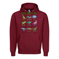 Burgundy god says i am dinosaurs Zipper Hoodie - JahusDesignShop