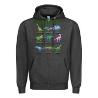 Charcoal Heather god says i am dinosaurs Zipper Hoodie - JahusDesignShop