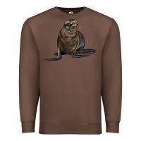 Chestnut Sea Lion Illustrations Premium Sweatshirt - LillyAllenDesigns