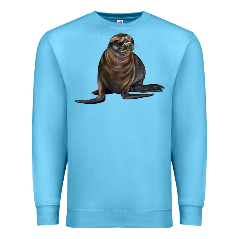 Sea Lion Illustrations Premium Sweatshirt by LillyAllenDesigns | Teevron