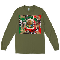 Army Green el papa mas chingon tumbler 3 Long Sleeve Tee - CTS Tumbler Store