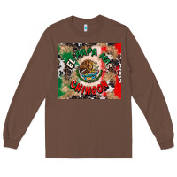 Chestnut el papa mas chingon tumbler 3 Long Sleeve Tee - CTS Tumbler Store