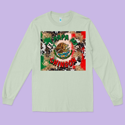 El Papa Mas Chingon Tumbler 3 Long Sleeve Tee Designed By Cts Tumbler Store