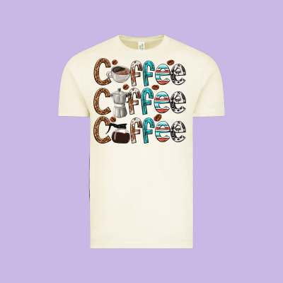 Coffee Coffee Coffee Vintage Tee Designed By Texasbilliewilder