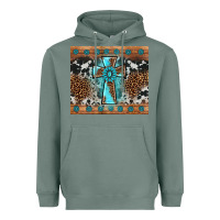 Sage gemstone leopard cross Heavyweight Hoodie - AdoDesignShop