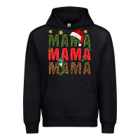 Black Christmas Mama Urban Hoodie - BundleAndBundleShop