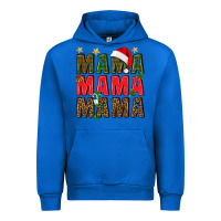 Cobalt Christmas Mama Urban Hoodie - BundleAndBundleShop