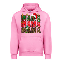 Fuchsia Pink Christmas Mama Urban Hoodie - BundleAndBundleShop