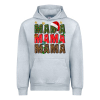 Heather Grey Christmas Mama Urban Hoodie - BundleAndBundleShop