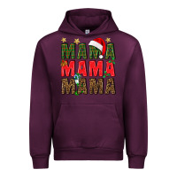 Mauve Wine Christmas Mama Urban Hoodie - BundleAndBundleShop