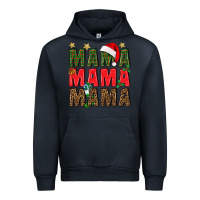 Navy Christmas Mama Urban Hoodie - BundleAndBundleShop