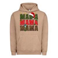 Pigment Burro Christmas Mama Urban Hoodie - BundleAndBundleShop