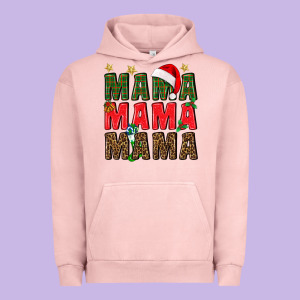 Christmas Mama Urban Hoodie Designed By Bundleandbundleshop