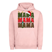 Pigment Salmon Christmas Mama Urban Hoodie - BundleAndBundleShop