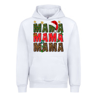 White Christmas Mama Urban Hoodie - BundleAndBundleShop