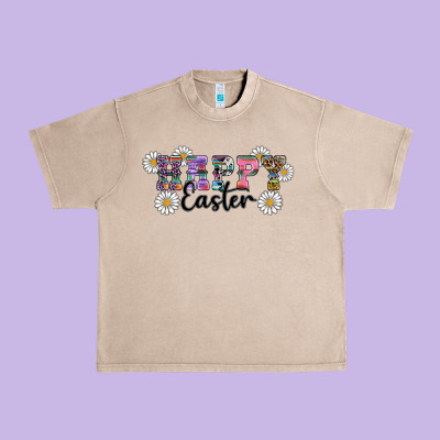 Urban Heavy Tee happy easter daisys