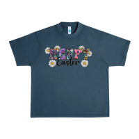Midnight Navy happy easter daisys Urban Heavy Tee - RanaPortraitStore