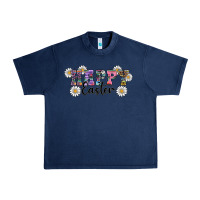 Navy happy easter daisys Urban Heavy Tee - RanaPortraitStore