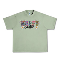 Oil Green happy easter daisys Urban Heavy Tee - RanaPortraitStore