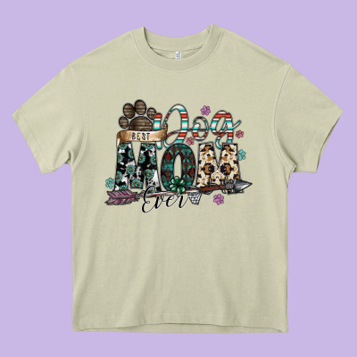 Best Dog Mom Ever Heavy Core Tee Designed By Sublimationcraftshop