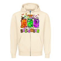 Sandshell happy halloween jars and horror Zipper Hoodie - AdoDesignShop