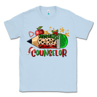 Dusty Blue christmas counselor pencil Classic Tee - FaDigitalArtStudio