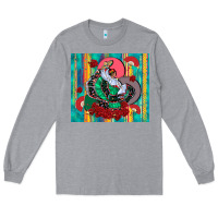 Heather Grey flamenco dancer tumbler 3 Long Sleeve Tee - CTS Tumbler Store