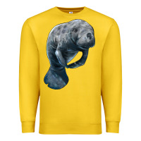 Lemon Manatee Illustrations Premium Sweatshirt - LillyAllenDesigns