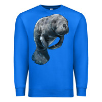 True Royal Manatee Illustrations Premium Sweatshirt - LillyAllenDesigns