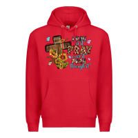 Red pray on it pray over it pray through it Premium Hoodie - MaliasSmallBusiness