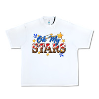 White oh my stars Urban Heavy Tee - texasbilliewilder