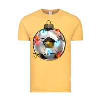 Vintage Mustard christmas  soccer Vintage Tee - Zillion Design Studio