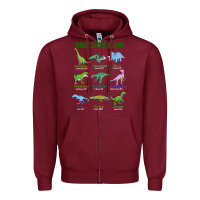 Burgundy god says i am dinosaurs Zipper Hoodie - JahusDesignShop