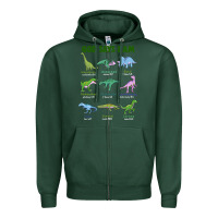 Sports Green god says i am dinosaurs Zipper Hoodie - JahusDesignShop