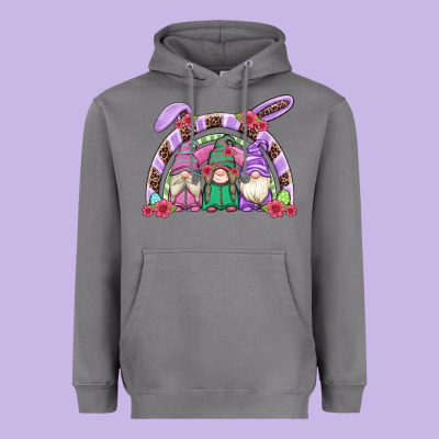 Easter Gnomes Rainbow Heavyweight Hoodie Designed By Artiststas