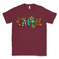 Burgundy faith with cross and sunflower Classic Tee - HRA Design Shop