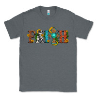 Charcoal Heather faith with cross and sunflower Classic Tee - HRA Design Shop