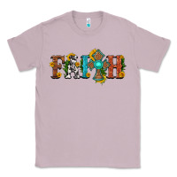 Lilac faith with cross and sunflower Classic Tee - HRA Design Shop