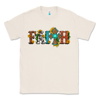 Natural faith with cross and sunflower Classic Tee - HRA Design Shop