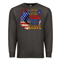 Smoke home of the free because of the brave Premium Sweatshirt - NancyCooperArtShop