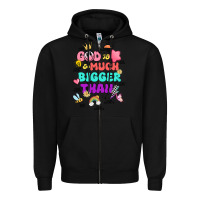 Black god is bigger design Zipper Hoodie - JahusDesignShop