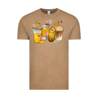 Vintage Coffee coffee cups bumble bee Vintage Tee - texasbilliewilder