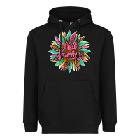 Black hello spring sunflower Heavyweight Hoodie - Artiststas