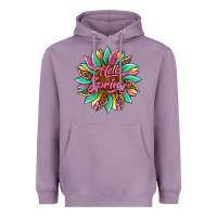 Hello Spring Sunflower Heavyweight Hoodie | Teevron