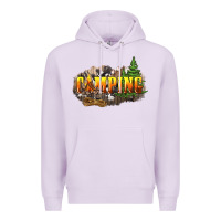Lilac camping Premium Hoodie - NancyCooperArtShop