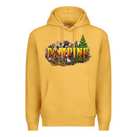 Mustard camping Premium Hoodie - NancyCooperArtShop