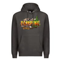 Smoke camping Premium Hoodie - NancyCooperArtShop
