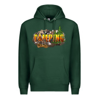 Sports Green camping Premium Hoodie - NancyCooperArtShop