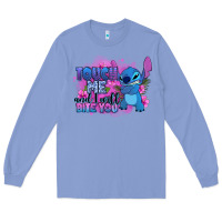 Colony Blue touch me and i will bite you stitch Long Sleeve Tee - Zillion Design Studio