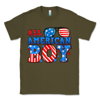Army Green All American boy Classic Tee - Neo Western